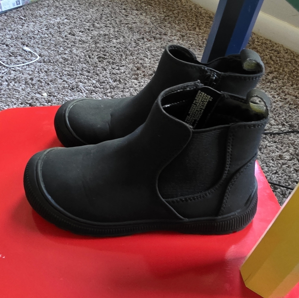 Cat & Jack Kids Black Boots